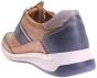 MEPHISTO LUKE heren sneaker  LUKE RANDY HAZELNUT achteraanzicht