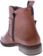 rieker dames enkellaars z495922 brown achteraanzicht