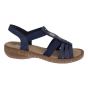rieker dames sandaal 628g916 blauw adviesprijs €70 nu aan €56 maat 36 