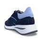 dlsport sneaker 633503 velour-abisso-chic-blu