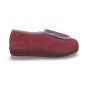 schawos dames pantoffel20724 bordo grau