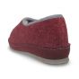 schawos dames pantoffel20724 bordo grau