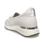 dorking dames mocassind9047inla serena indios blanco plata