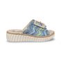 rieker dames slipper6925390 bast3 blau multi