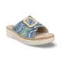 rieker slipper 6925390 bast3 blau multi voor dames