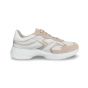 dlsport dames sneaker654001 velour sheer chic bianco