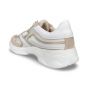 dlsport dames sneaker654001 velour sheer chic bianco