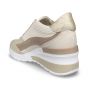 dlsport dames sneaker657702 alpina beige goffry panna