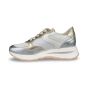 dlsport dames sneaker65590D doha argento chic bianco 