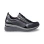 remonte dames sneaker d240106 microstretch zwart g adviesprijs €85 nu aan €68