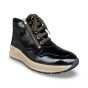 solidus sneaker 5907300691 karma perllack zwart k adviesprijs €215 nu aan €172