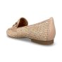 gabor dames mocassin 85.214.44 raffia sand steppa f achteraanzicht