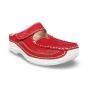 wolky dames pantoffel 0622736570 roll slipper red summer zijaanzicht