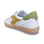 andreaconti dames sneaker 00671511938 wit citroen kiwi achteraanzicht