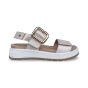 fluchos dames sandaal f2166 star taupe