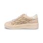 dlsport dames sneaker 690501 nabuk beige binnenaanzicht