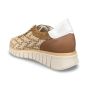 dlsport dames sneaker 697101 intre cammello achteraanzicht