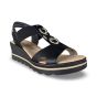 rieker dames sandaal 6749800 luzern zwart f maat 39  zijaanzicht
