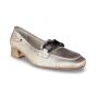 dorking dames mocassin d9303alu platino maat 37  zijaanzicht