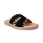 remonte dames slipper d364502 suede zwart f maat 39  zijaanzicht