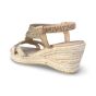 andreaconti dames sandaal 1541033176 champagne maat 39  achteraanzicht