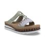 rieker dames slipper v79m652 morelia pistazie e zijaanzicht