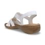 rieker dames sandaal 6083980 alabama wit achteraanzicht