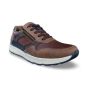 rieker heren sneaker b070124 auxerre brown zijaanzicht