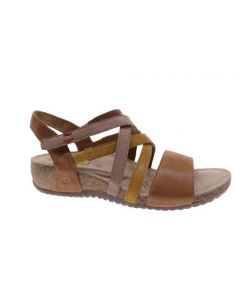 seibel dames sandaal78810192242 camel multi