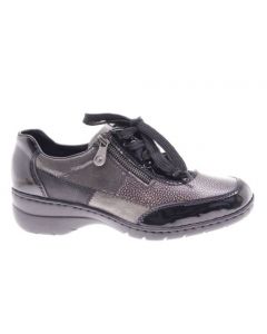 rieker lage schoen l432000 zwart-altsilb