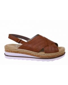 rieker sandaal v79b425 brown