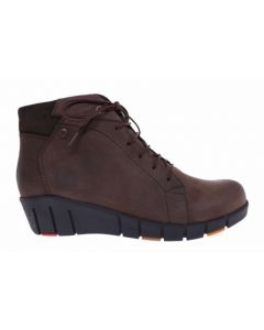 wolky hoge schoen 0177610305 dark-brown €170 nu aan €85