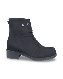 wolky dames hoge schoen0247510000 quinta nubuck zwart