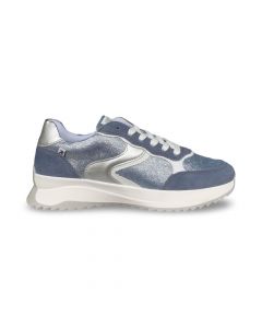 rieker dames sneakerw130714 samira jeans combi g