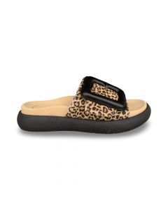 gabor dames slipper63.751.32 leopard natur zwart f