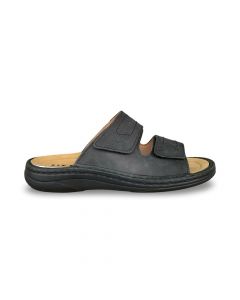 helix heren slipper8201131 zwart