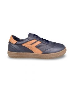 andreaconti dames sneaker 671511799 blauw bruin adviesprijs €99 nu aan €79