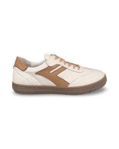 andreaconti dames sneaker 00671511571 creme brandy adviesprijs €99 nu aan €79