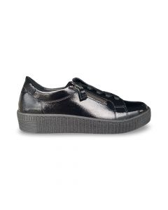 gabor dames sneaker 73.334.97 knautschlack zwart f adviesprijs €125 nu aan €100