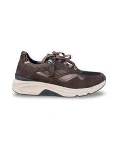 rollingsoft dames sneaker 7689644 rollingsoft mesh mocca adviesprijs €145 nu aan €116