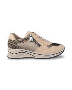 rieker dames sneaker n950320 nabikino camel braun h adviesprijs €85 nu aan €68