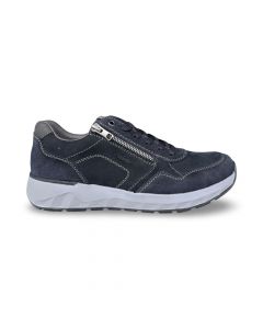 rieker heren sneaker 1150014 samtcalf pazifik h adviesprijs €100 nu aan €80