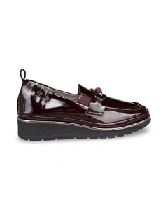 xsa dames mocassin i25m0335105 xsa klee 105 bordo adviesprijs €210 nu aan €168