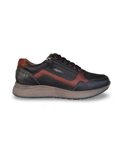 australian heren sneaker 15160702a08 hatchback black cognac adviesprijs €139 nu aan €111