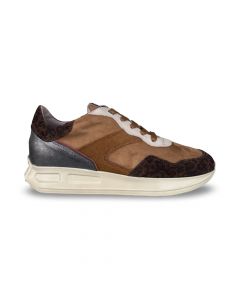 dlsport dames sneaker 675502 mutino nut suede cuoio adviesprijs €199 nu aan €159