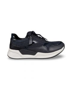 rollingsoft dames sneaker 7695746 rollingsoft samt foulard blauw adviesprijs €155 nu aan €124