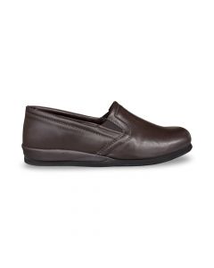 rohde heren pantoffel 640271 viborg leder bruin g adviesprijs €89 nu aan €80