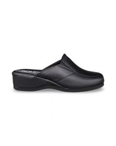 rohde dames pantoffel 614290 mandal leder zwart g adviesprijs €69 nu aan €62