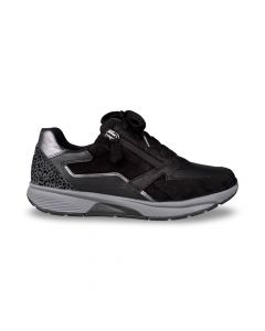 rollingsoft dames sneaker 7687867 rollingsoft zwart anthrazit adviesprijs €135 nu aan €108