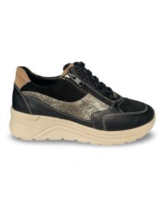 solidus dames sneaker 5908301242 karma zwart multi k adviesprijs €219 nu aan €175